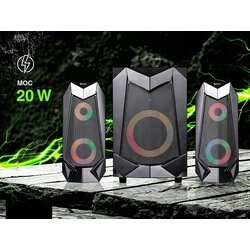 Tracer Zvučnici 2.1 sa RGB osvjetljenjem, Bluetooth - HI-CUBE 2.1 RGB FLOW Cene