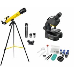 National Geographic Teleskop + Mikroskop Set teleskop s lećom azimutalna akromatičan Uvećanje 50 do 100 x Cene