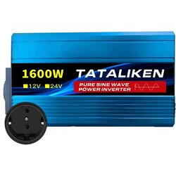 TATALIKEN Inverter, čista sinusna valovna, avtomobilski mikro inverter, 12V 1600W 50HZ EU, (5000157709) Cene