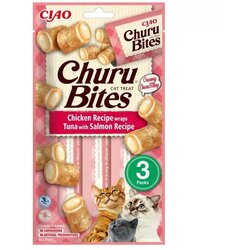 Inaba churu bites za mačke - piletina, tuna i losos 3x10g Cene