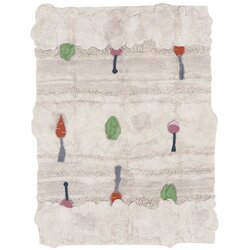 Lorena Canals Krem pamučan dječji tepih za igru 120x160 cm Veggie Garden – Cene