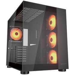 Cougar Midi Tower Case, FV150 ARGB, Black Cene