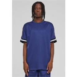 UC Men Men's T-Shirt Oversized Stripes Mesh - Navy Blue Cene
