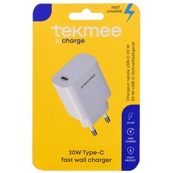 TEKMEE punjač zidni 20W/ type c - slim brzo punjenje Cene