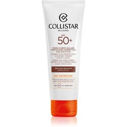 Collistar CORRECTIVE PROTECTION SUN BODY CREAM SPECIFIC ZONES SPF 50+ intenzivna samoporjavitvena krema proti pigmentnim madežem 100 ml Cene