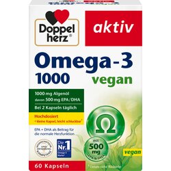 Doppelherz aktiv Omega-3 1000 vegan - 60 kos. Cene