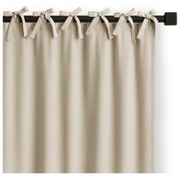 Restilo Krem zavjesa za djelomično zamračenje 140x250 cm Carli Tie – Cijene