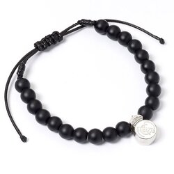 REAL MADRID Black Bead zapestnica Cene
