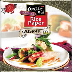 EXOTIC FOOD Okrogli rižev papir, 22 cm - 100 g Cene