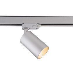 Planetitaly Trifazni LED reflektor svetilka na stezi svetilka GU10 zamenljive luči pisarniška vitrina LED SREBRNE BARVE, (20561565) Cene