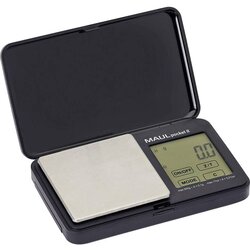 Maul Džepna vaga Taschenwaage MAULpocket II, 500 g Opseg mjerenja (kg) 500 g baterijski pogon Crna Cene