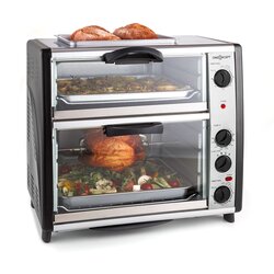 OneConcept All-You-Can-Eat Double Peč z grilom 42 litrov total Cene