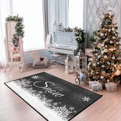 Conceptum Hypnose Tepih Woobtny0332, 100 x 150cm, Crno-Bijeli Cijene