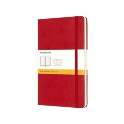 Moleskine Bilježnica A5, tvrde korice, crvena - s crtama Cene