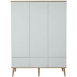 Qu-ax trodelna omara flow white & oak Cene