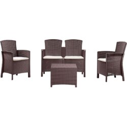Bica garnitura lido 2+1+1 storage smeđa Cene