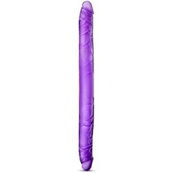 Blush b yours 16 inch double dildo purple Cene
