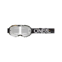 Goggle O'Neal B-10 ATTACK V.24 Black/White - clear Cene