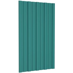 Krovni panel 12 pcs Zelena 80 x 45 cm Pocinčani čelik - Zelena 80 x 45 cm 12 Cene