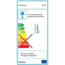 Taotronics Minimalist LED namizna svetilka srebrna TT-DL19 78-17019-291 Cene