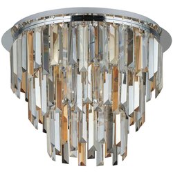 XXXL Searchlight 1225-5CC - Plafonska svetiljka CLARISSA 5xE14/40W/230V Cene