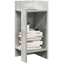 vidaXL Pomoćni stolić s policom siva boja betona 25,5x27x60 cm Cijene