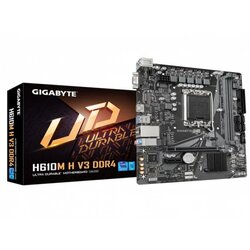 Gigabyte MB [H610M H DDR4 G10]LGA1700; 2xDDR4 up to 64GB1xM.2; HDMI,VGA; 2xPS2; 6xUSB Cene