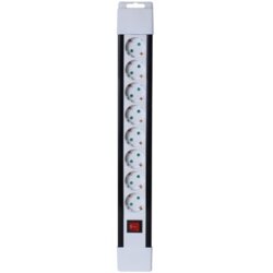 Home Produžni kabl, 8 utičnica, prekidač, 1, 0mm², 2 met - PNV 08K/WH, Bijeli Cijene