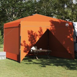 vidaXL Nadstrešni šotor Oranžna 300 x 300 x 227 / 236 / 245 cm Cene
