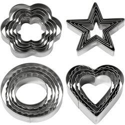  Set metalnih oblika - 5 komada | razni oblici (metalni kalupi) Cijene