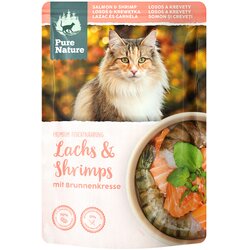 PURE NATURE Cat losos & kozice - 12 x 80 g Cene