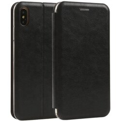  MCLF11-IPHONE 13 Futrola Leather FLIP Black Cene