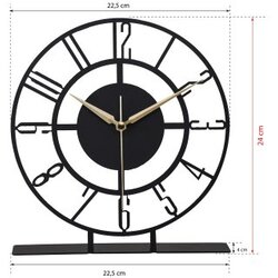 Opviq sat 25cm Crni Cene