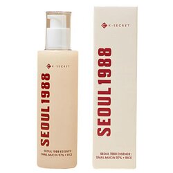 KSECRET Seoul 1988 Snail Mucin 97% + Rice Essence esenca za obraz za vse tipe kože 100 ml unisex Cene