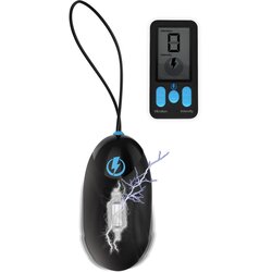 Zeus Electrosex E-Stim Pro Silicone Vibrating Egg with Remote Control Cene