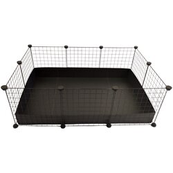 CC Modular cage 3x2 110x75 cm guinea pig, hedgehog, black Cene