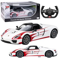 Porsche 918 Spyder Performance RC automobil na daljinsko upravljanje, bijeli Rastar 1:14 Cene