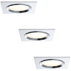 PAULMANN 92695 - KOMPLET 3xLED/8W prigušiva ugradna plafonska svetiljka DICE 230V Cene