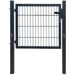 vidaXL 2D vrata za ogradu (jednostruka) antracit siva 106 x 130 cm Cijene