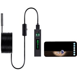  Kamera, endoskopska, LED, WiFi, vodootporna - HARDWIRE 5M 8MM LED WIFI, Crna Cijene