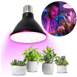  LED sijalica za rast biljaka VITABLOOM E27/9W/230V 1200K crna - Brilagi Cene