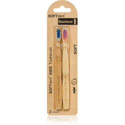 SOFTdent Bamboo Kids četkica za zube od bambusa za djecu 2 kom Cene