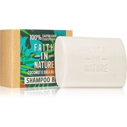 FAITH IN NATURE Coconut & Shea Butter organski trdi šampon ki dodaja hidracijo in sijaj 85 g Cene