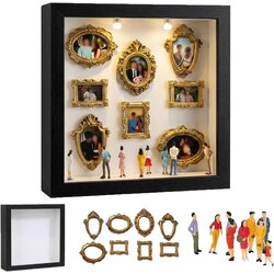 BYFFOER DIY mini muzejska škatla z LED lučko in okvirji Cene