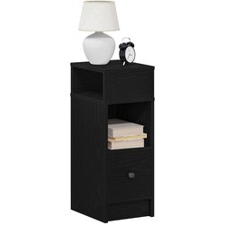 vidaXL Noćni ormarići 2 kom s ladicom crni 25x31x66 cm Cijene
