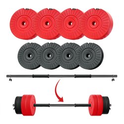 IRON SPORT set tegova 60kg sa dvoručnom šipkom Cene