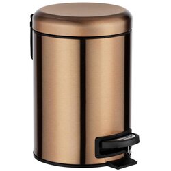 Wenko 24036100 - Kanta LEMAN 17x25 cm inox/bakrena/crna Cene