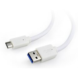 Gembird USB 3.0 AM to Type-C cable (AM CM), 1,8m, white Cene