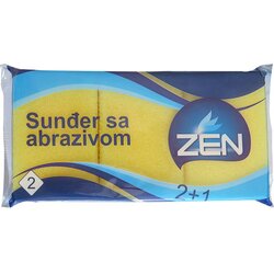Zen sunđer sa abrazivom 2+1KOM Cene