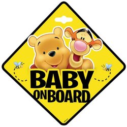 Winnie the Pooh Znak Baby on board Cene